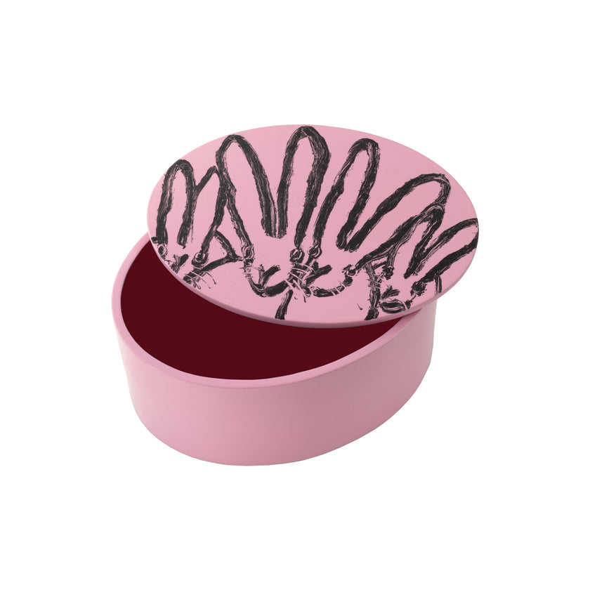 Oval Bunny Jewel Box
