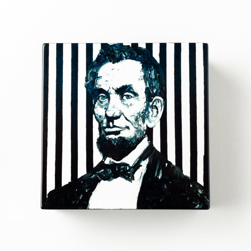Abraham Lincoln Coaster Box Set with 4 Coasters