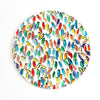Festive Finches Lacquer Placemat, Set of 2