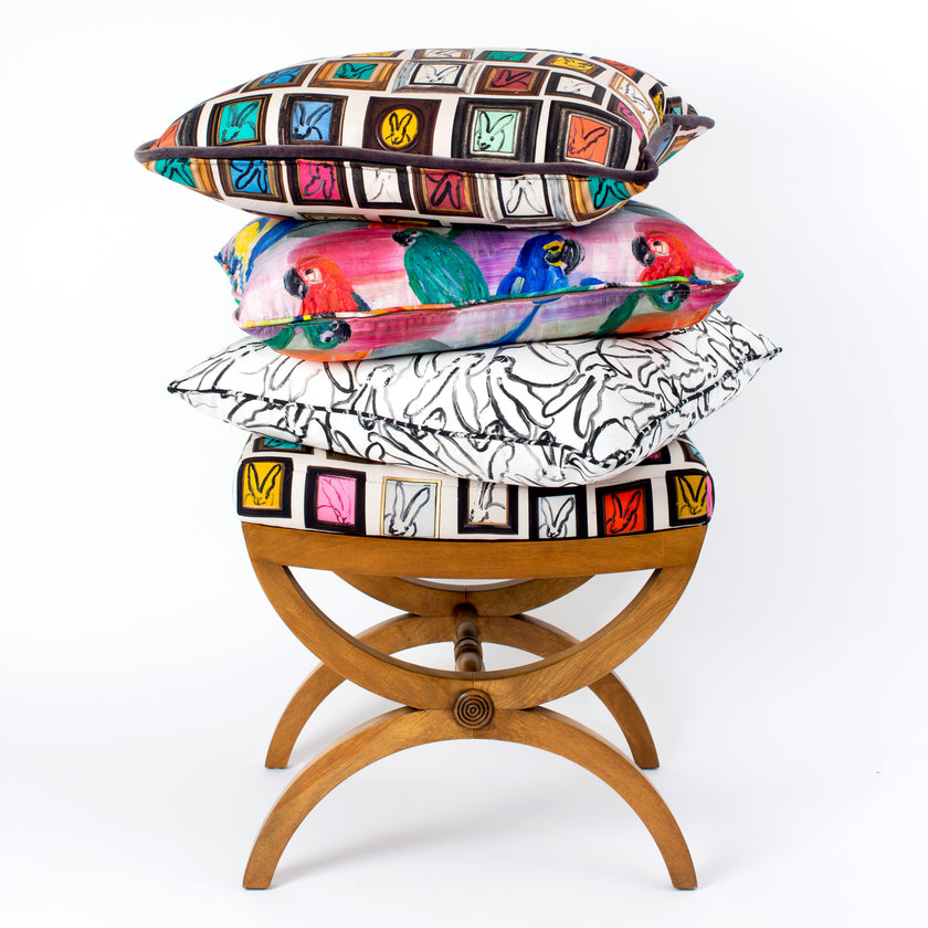 Hunt's Studio Cotton Pillow Cover, 22 x 22