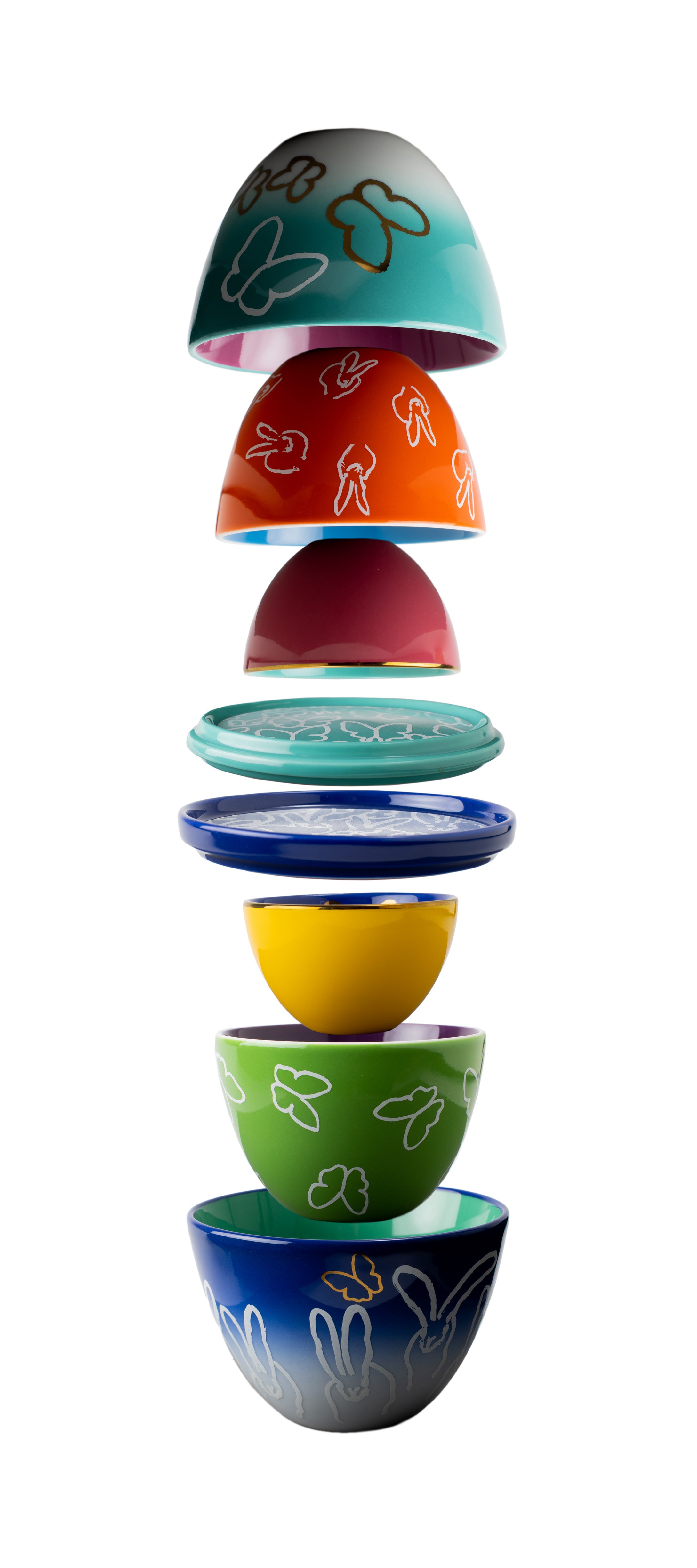 Bunnies & Butterflies Nesting Bowls