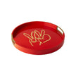 Bunny Drinks Tray, Red