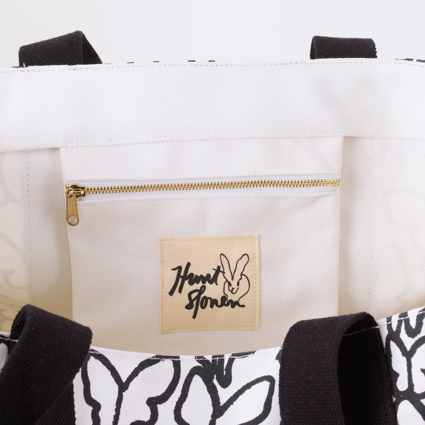 Lakeside Butterfly Canvas Tote Bag