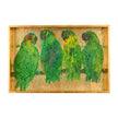 Parrot Song Gold Leaf Vanity Tray