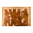 Ocelot Queen Gold Leaf Tray
