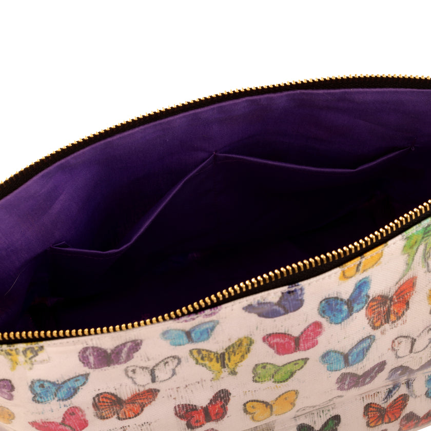 Lakeside Butterfly Canvas Tote Bag