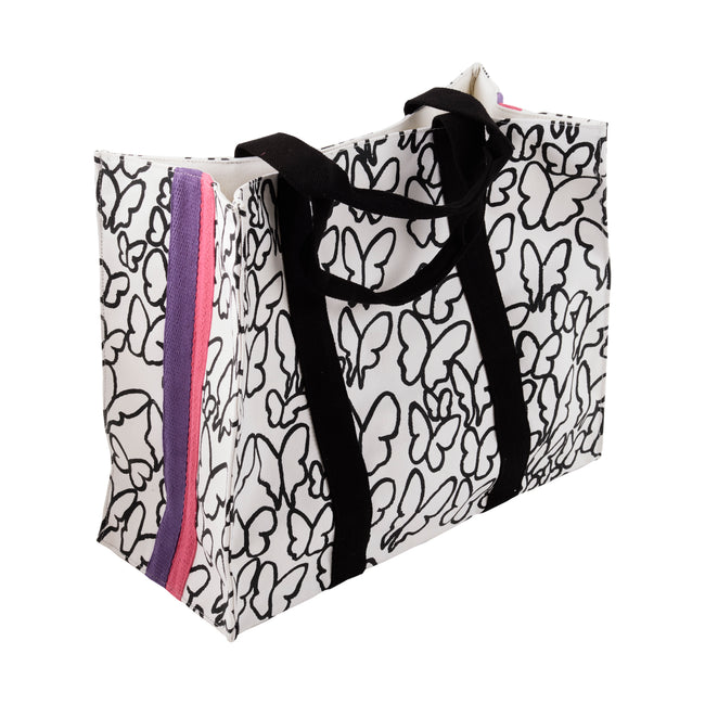 Lakeside Butterfly Canvas Tote Bag