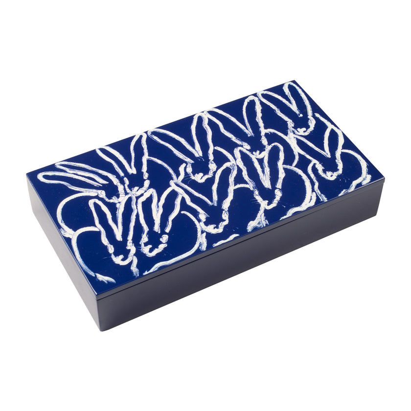 Cobalt Bunny Coaster Box Set with 6 Coasters