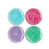 Lucky Charm Glass Plates, Set of 4