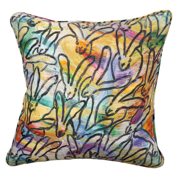 Wonderland Linen Pillow Cover, 22 x 22