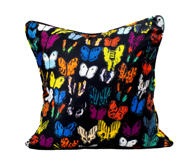 Butterflies in Flight Cotton Pillow Cover, 22 x 22