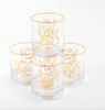 Double Bunny Old-Fashioned Glasses, Clear, Set of 4