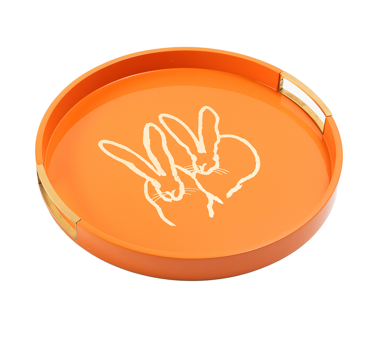 Bunny Drinks Tray, Orange