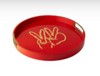 Bunny Drinks Tray, Red