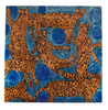 Blue Pearls & Ocelots Lacquer Placemat, Set of 2
