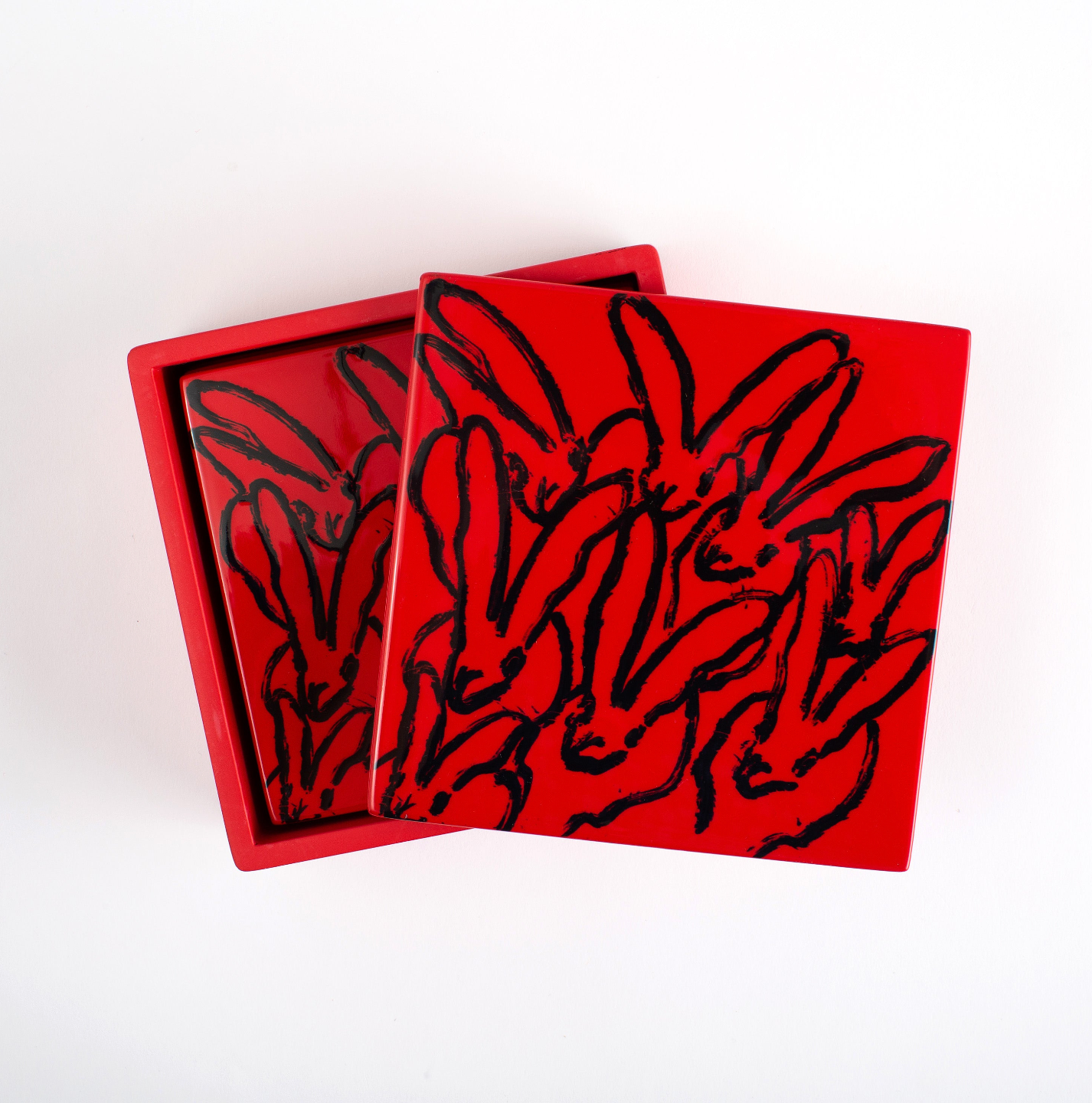 Red Rover Coaster Box with 4 Coasters