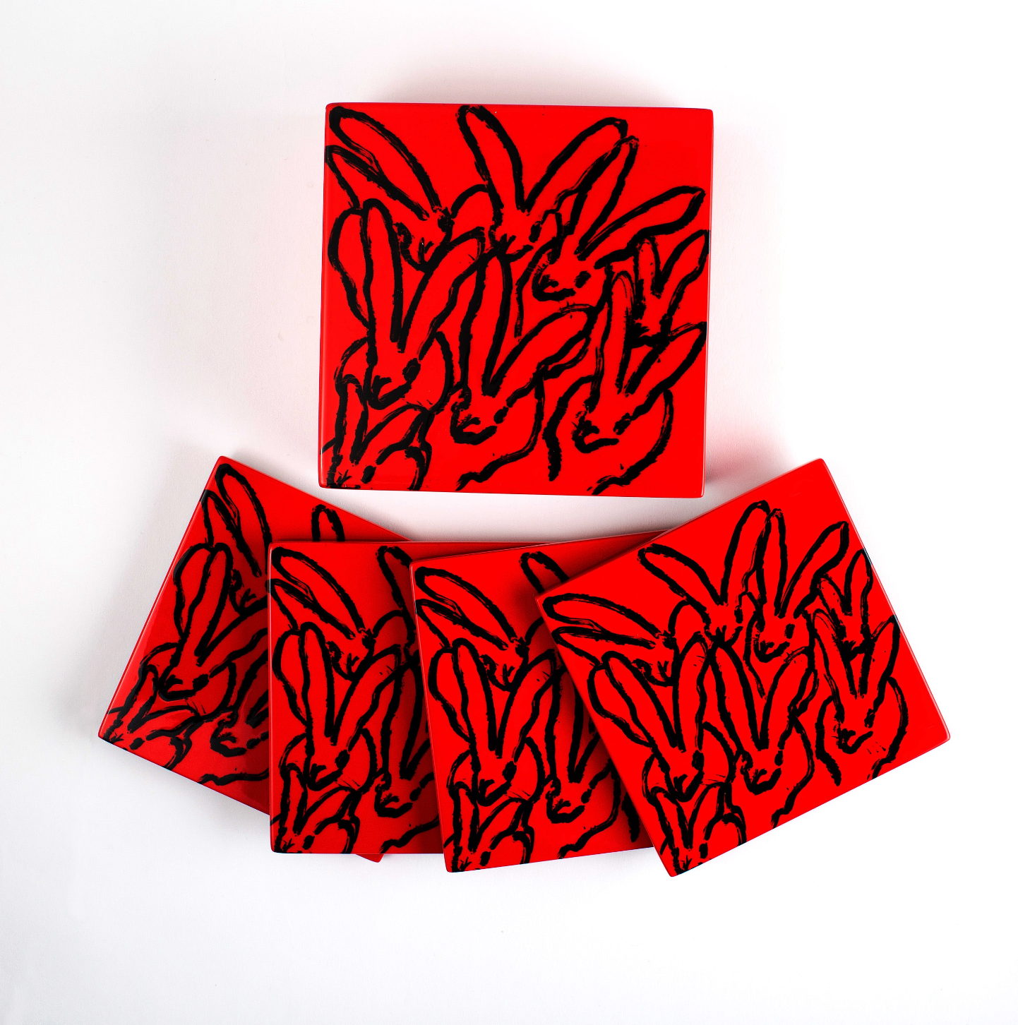 Red Rover Coaster Box with 4 Coasters