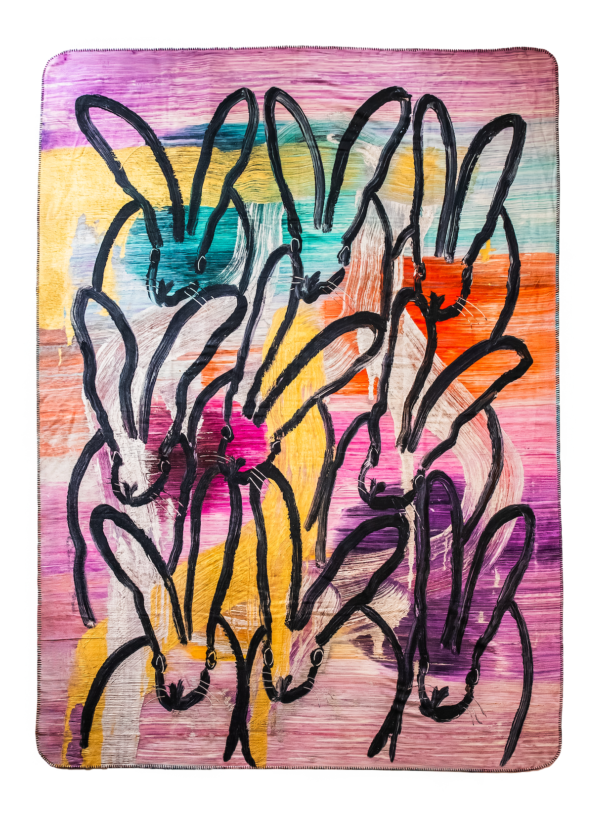 Best Bunny Cotton Throw Blanket