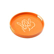 Bunny Drinks Tray, Orange