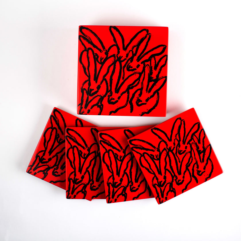 Red Rover Lacquer Coaster Box Set