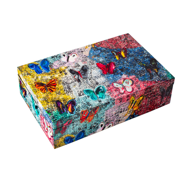 Butterflies & Guardians Lacquer Box