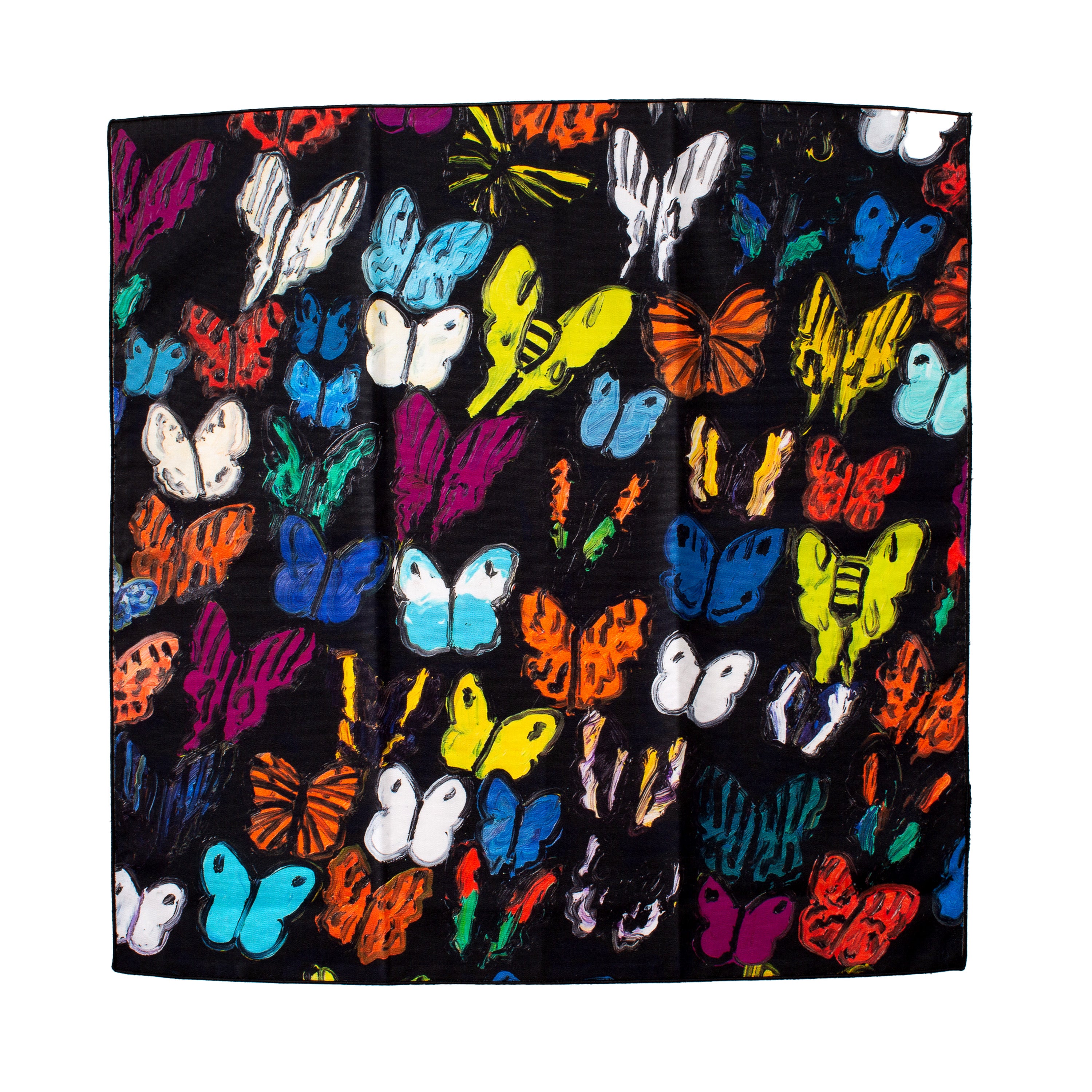 Butterflies in Flight Cotton Dinner Napkins, Set of 2