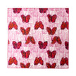 Pretty in Pink Butterflies Dinner Napkin, Set of 2